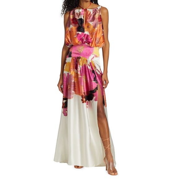 SILVIA TCHERASSI Dresses & Skirts - Silvia Tcherassi
Abruzzi Floral Satin Gown